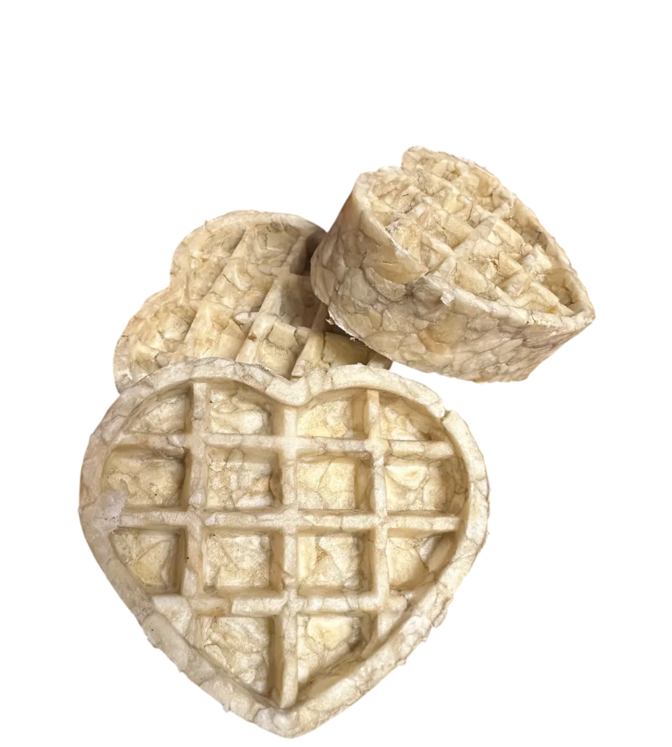 Collagen Waffle Heart Small