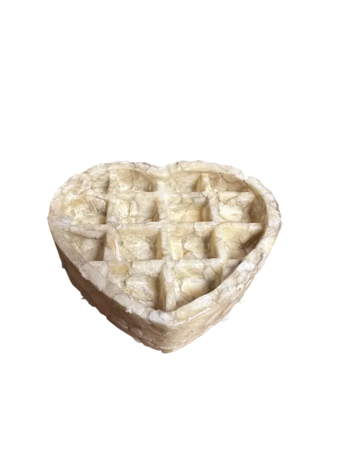 Collagen Waffle Heart Small