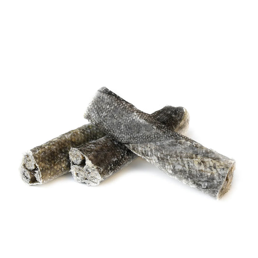 Cod Sticks Wrapped in Cod Skins (singles)