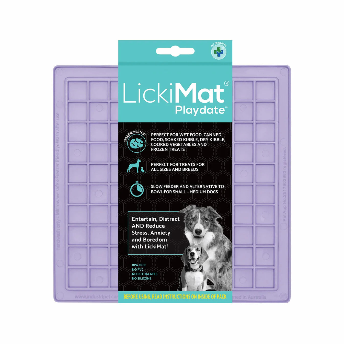 LickiMat® Classic Playdate™ Slow Feeder &amp; Enrichment Mat